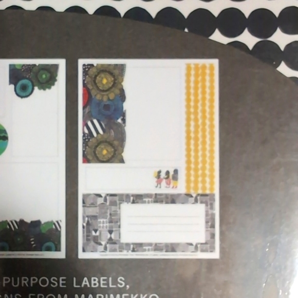 MARIMEKKO BOX OF LABELS NWT - Picture 5 of 6